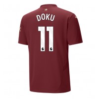 Pánský Fotbalový dres Manchester City Jeremy Doku #11 2024-25 Třetí Krátký Rukáv